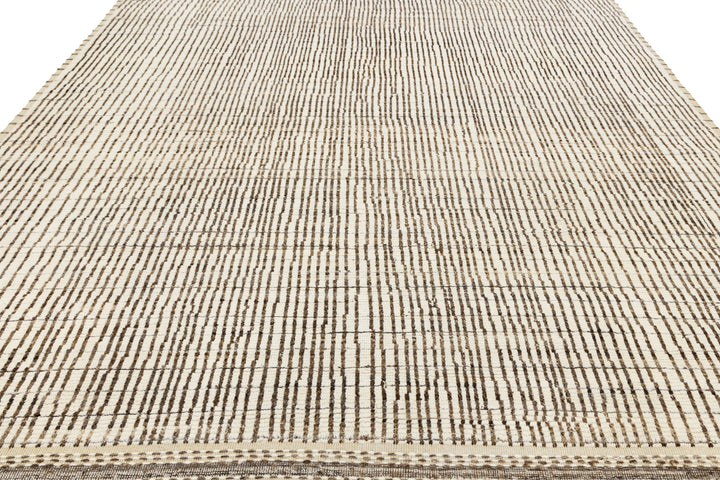 Modern Moroccan Wool Rug 9 X 12