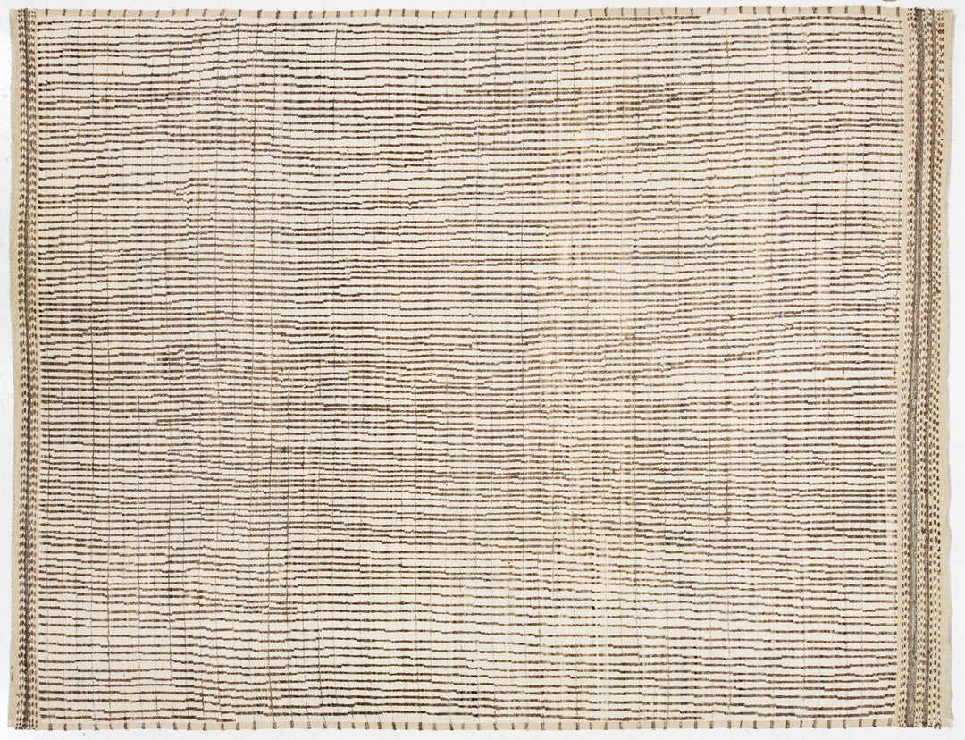 Modern Moroccan Wool Rug 9 X 12