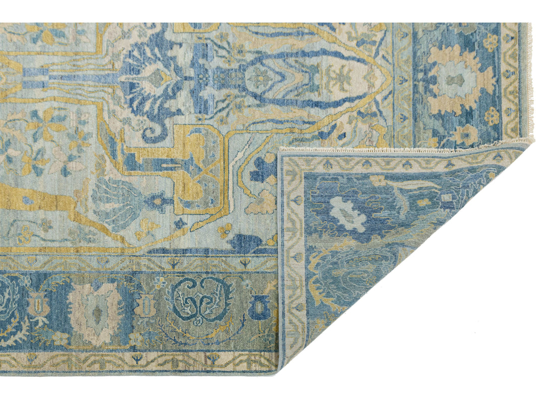 Modern Bidjar Wool Rug 9 X 11