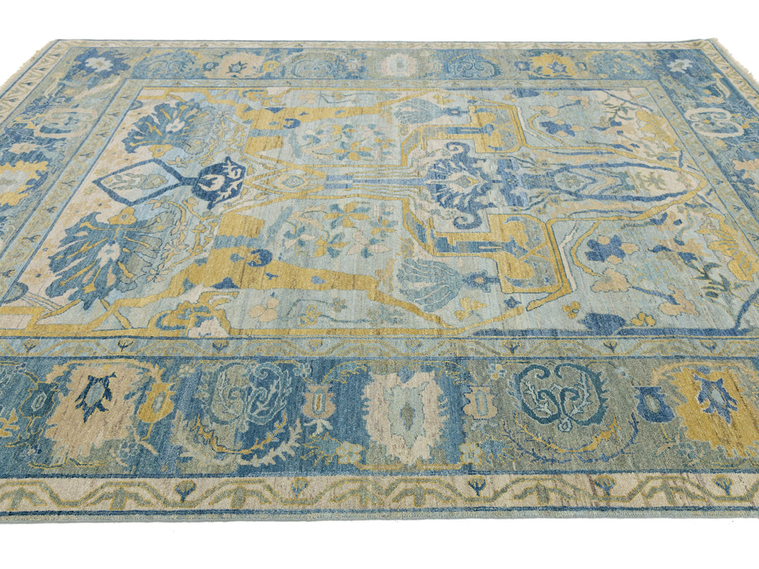 Modern Bidjar Wool Rug 9 X 11