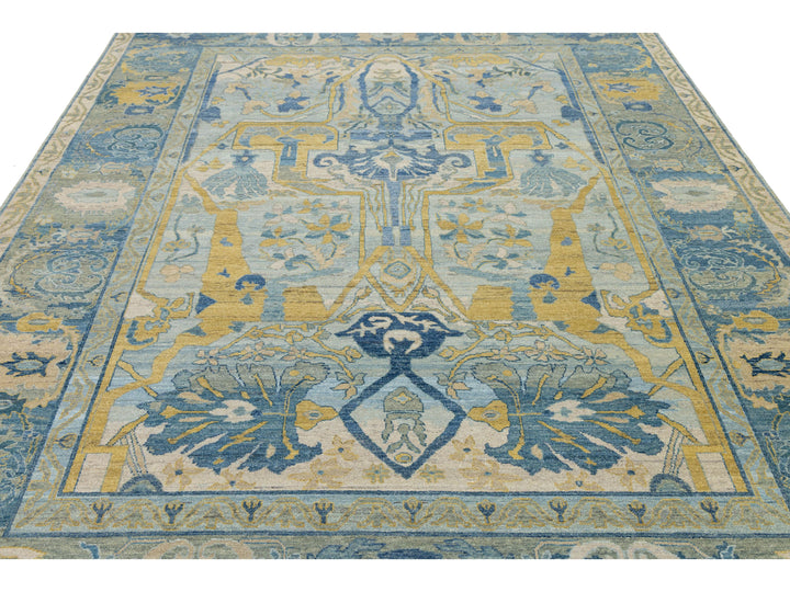 Modern Bidjar Wool Rug 9 X 11