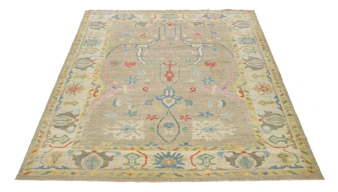 Modern Sultanabad Wool Rug 12 X 16