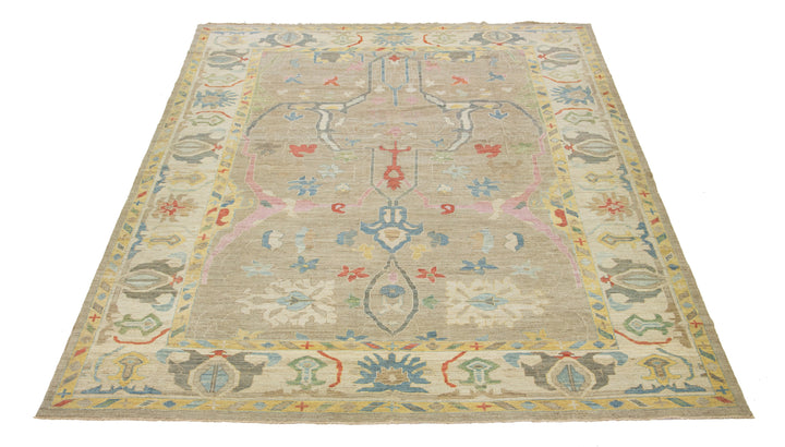 Modern Sultanabad Wool Rug 12 X 16