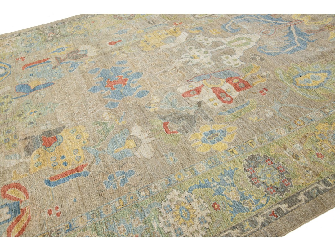 Modern Sultanabad Rug 9 X 13