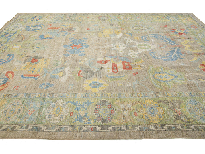 Modern Sultanabad Rug 9 X 13