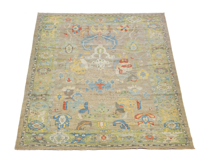 Modern Sultanabad Rug 9 X 13