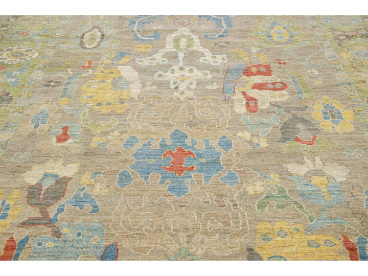 Modern Sultanabad Rug 9 X 13