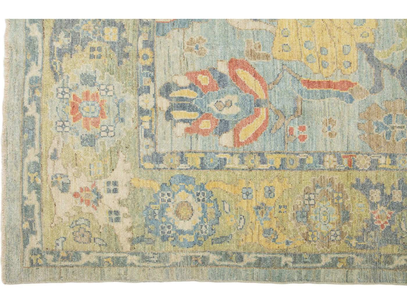 Modern Sultanabad Wool Rug 9 X 12