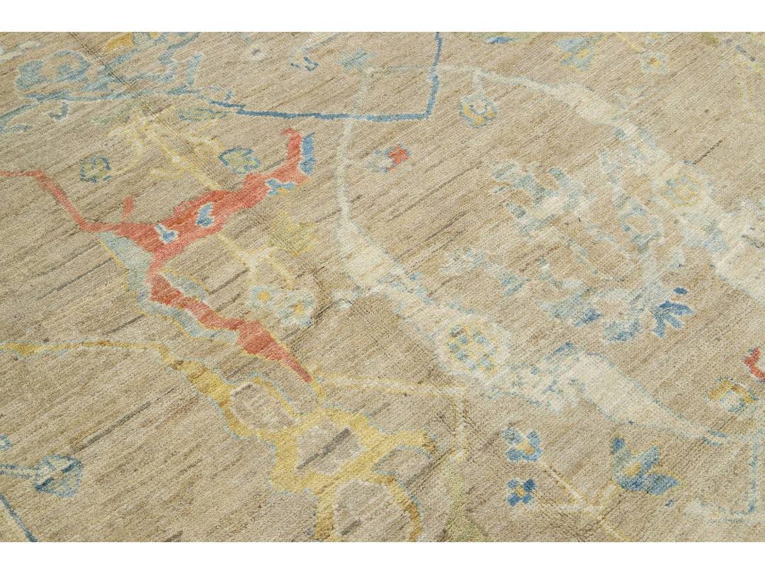 Modern Sultanabad Wool Rug 8 X 12