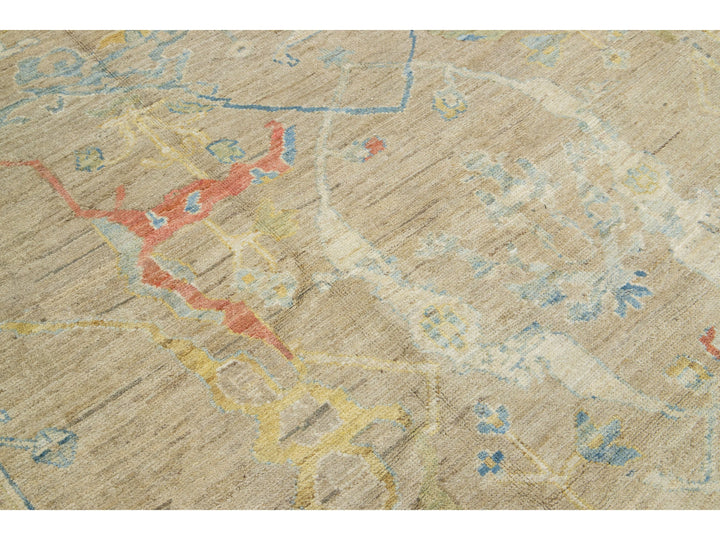 Modern Sultanabad Wool Rug 8 X 12