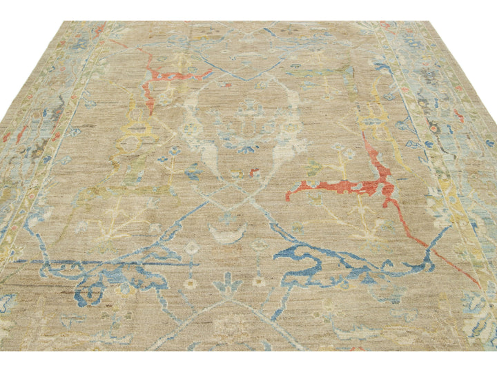 Modern Sultanabad Wool Rug 8 X 12