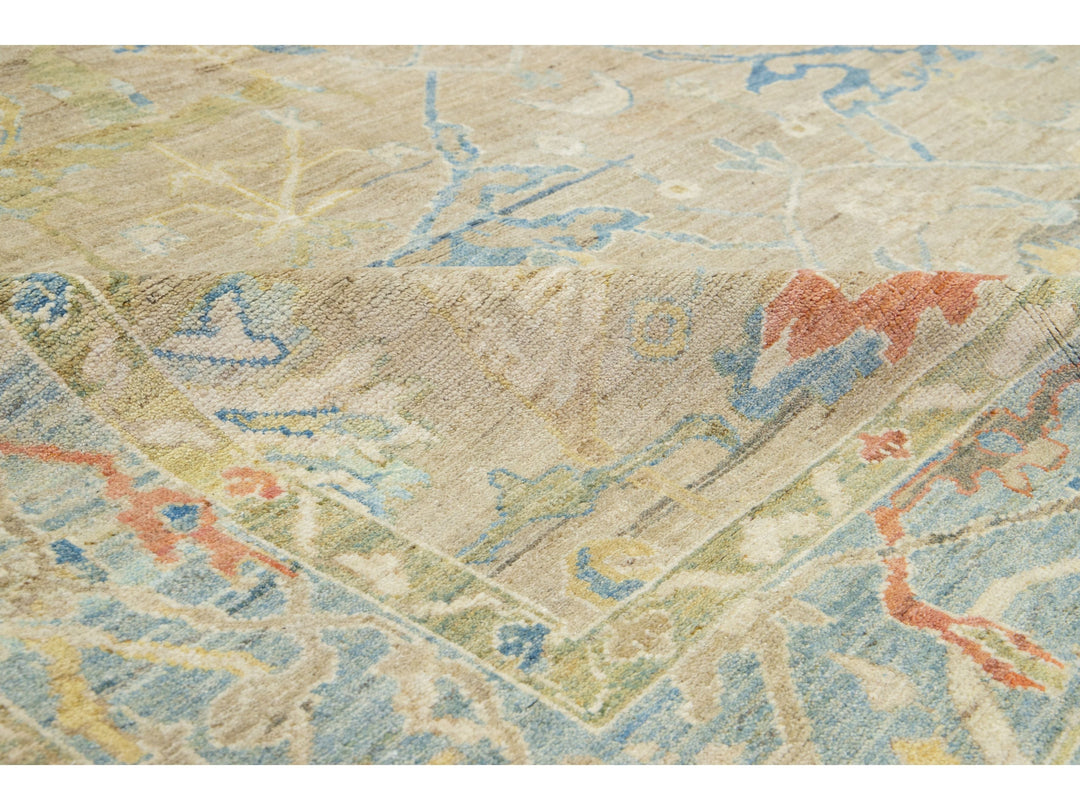 Modern Sultanabad Wool Rug 8 X 12