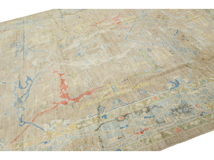 Modern Sultanabad Wool Rug 8 X 12