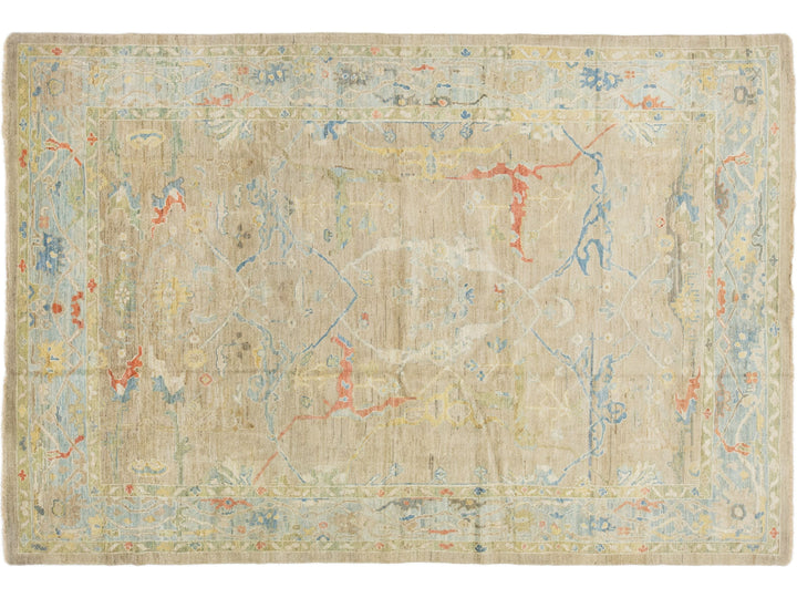 Modern Sultanabad Wool Rug 8 X 12