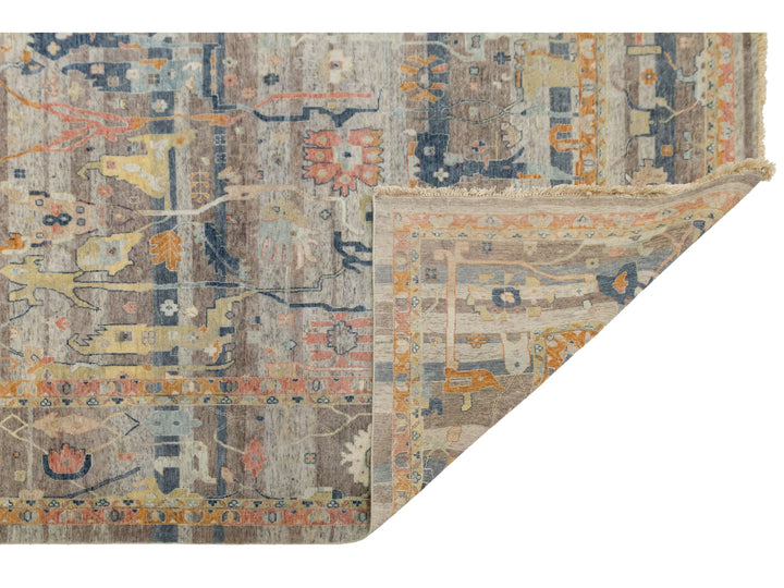 Modern Bidjar Wool Rug 13 X 18