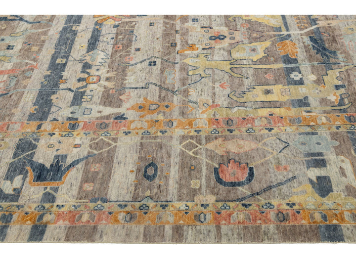 Modern Bidjar Wool Rug 13 X 18