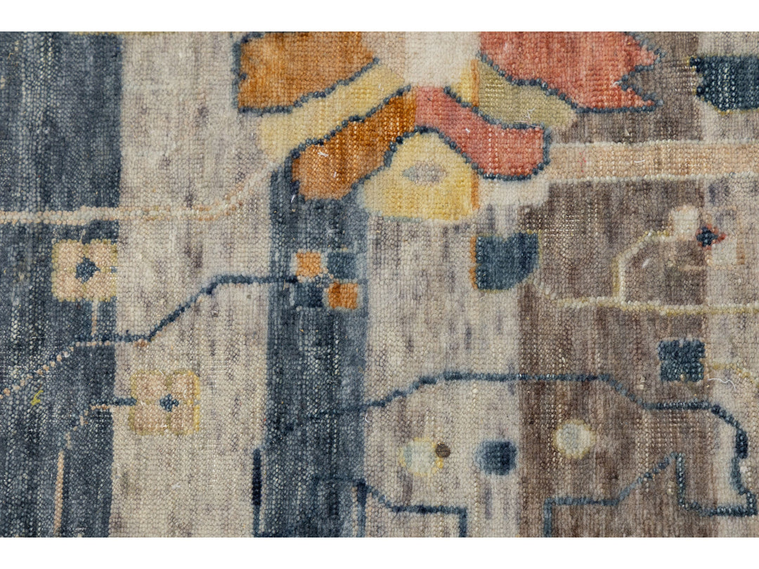 Modern Bidjar Wool Rug 13 X 18