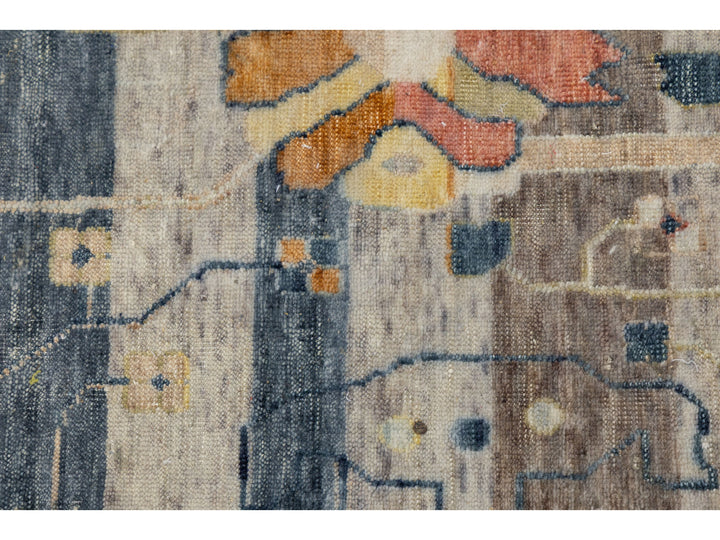 Modern Bidjar Wool Rug 13 X 18