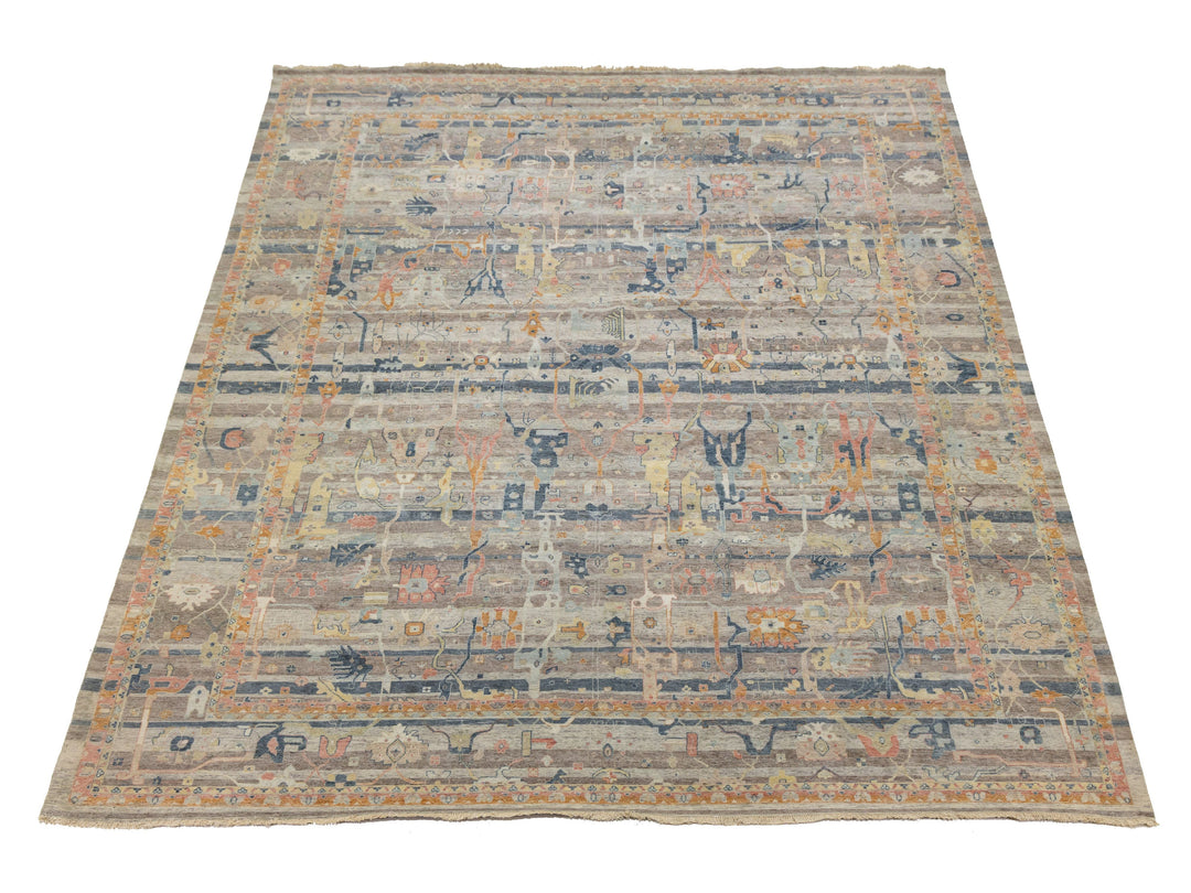 Modern Bidjar Wool Rug 13 X 18