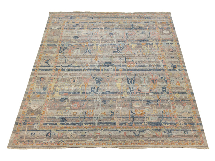 Modern Bidjar Wool Rug 13 X 18