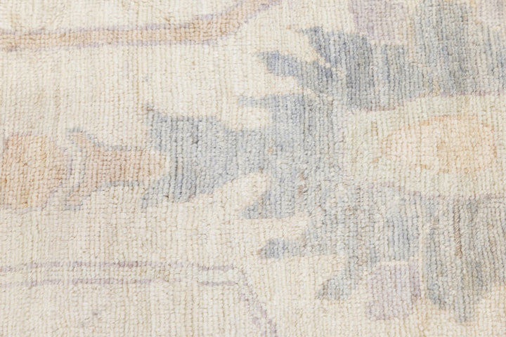 Modern Oushak Wool Rug 13 X 17