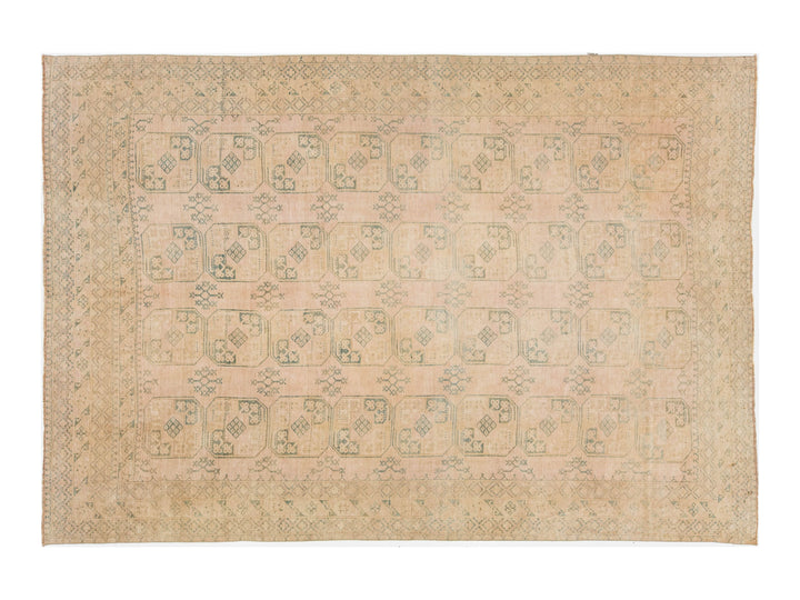 Antique Turkmen Wool Rug 10 X 14