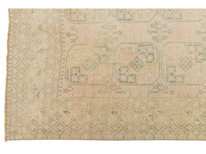 Antique Turkmen Wool Rug 10 X 14