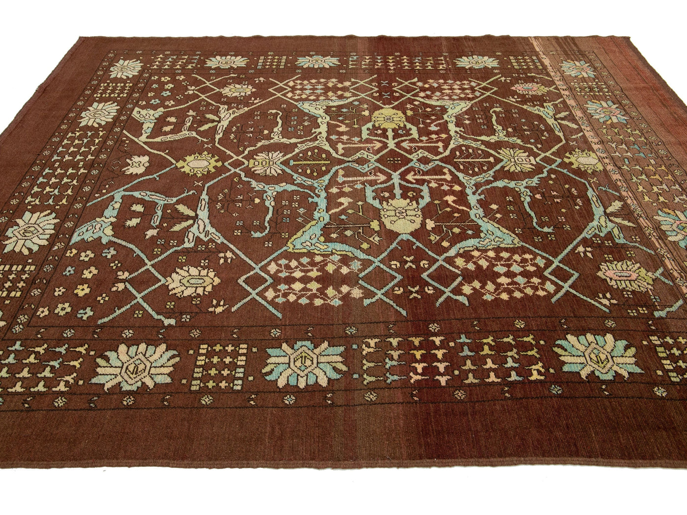 Modern Revival Wool Rug 8 X 9