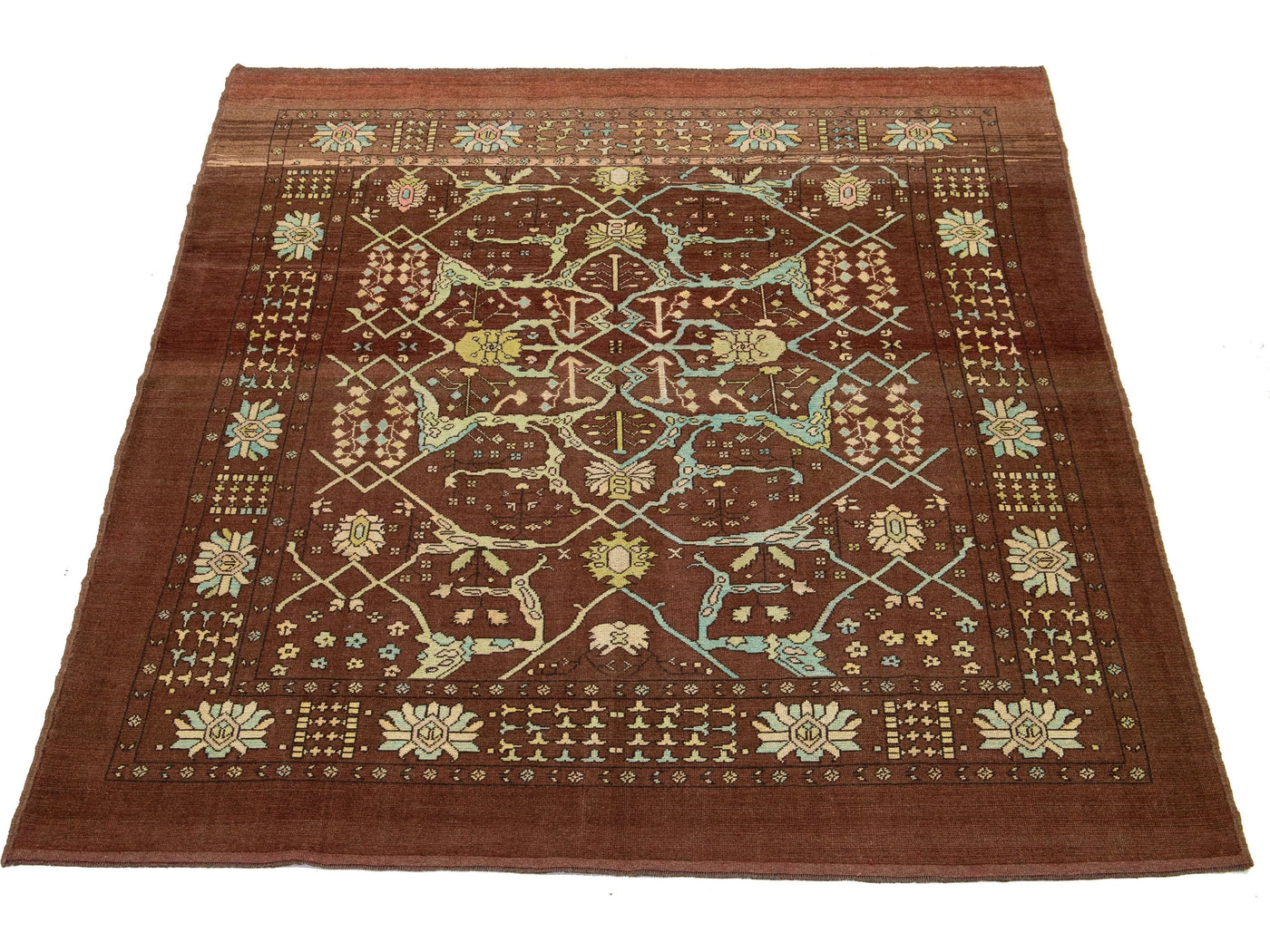 Modern Revival Wool Rug 8 X 9