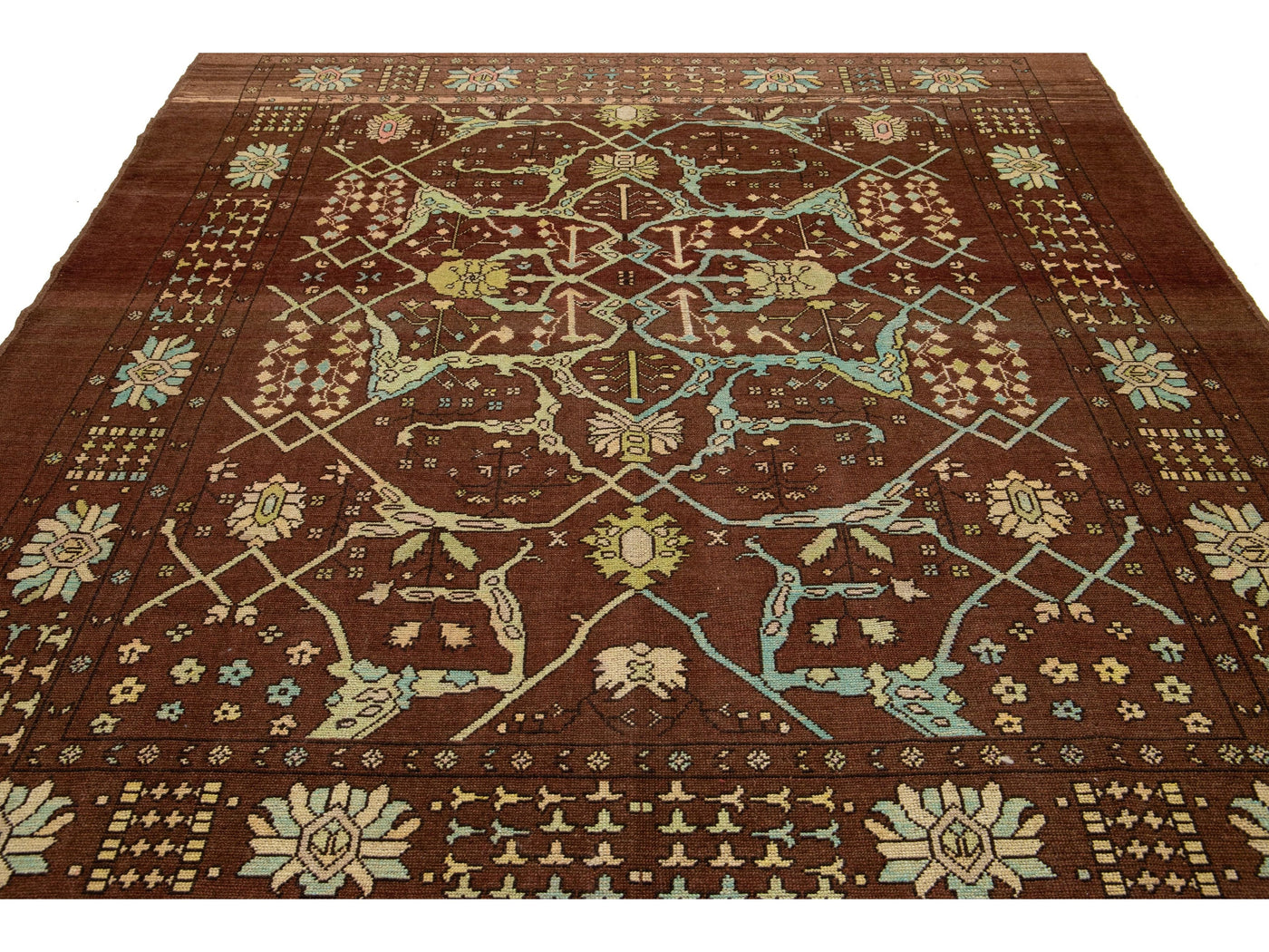 Modern Revival Wool Rug 8 X 9