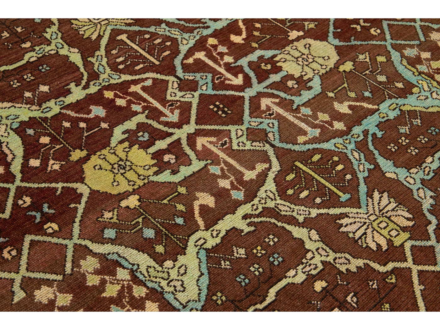 Modern Revival Wool Rug 8 X 9