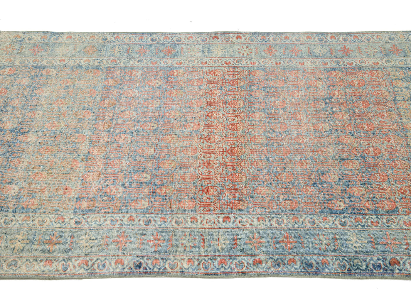 Antique Malayer Wool Runner 3 X 17