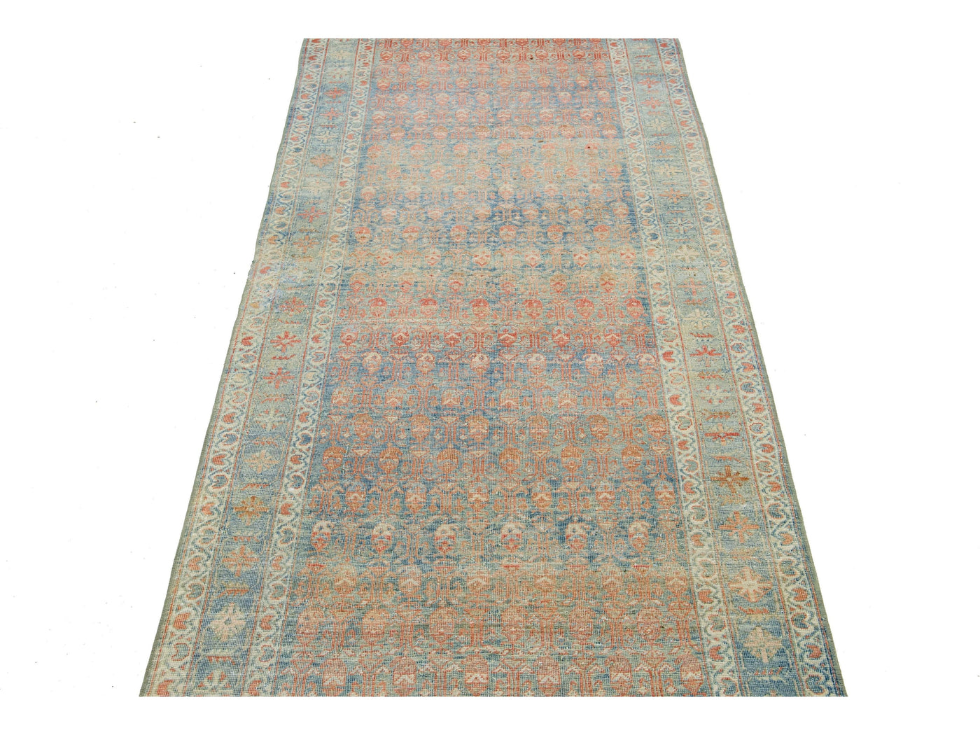 Antique Malayer Wool Runner 3 X 17