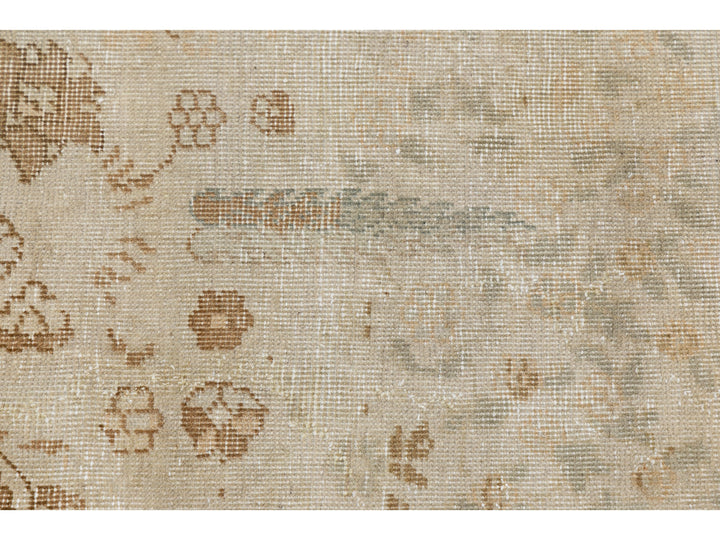 Antique Tabriz Wool Rug 9 X 13