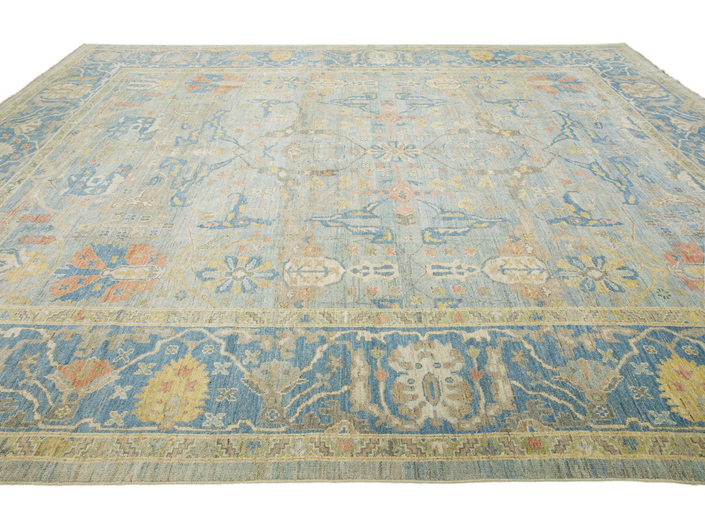 Modern Sultanabad Wool Rug 12 X 15