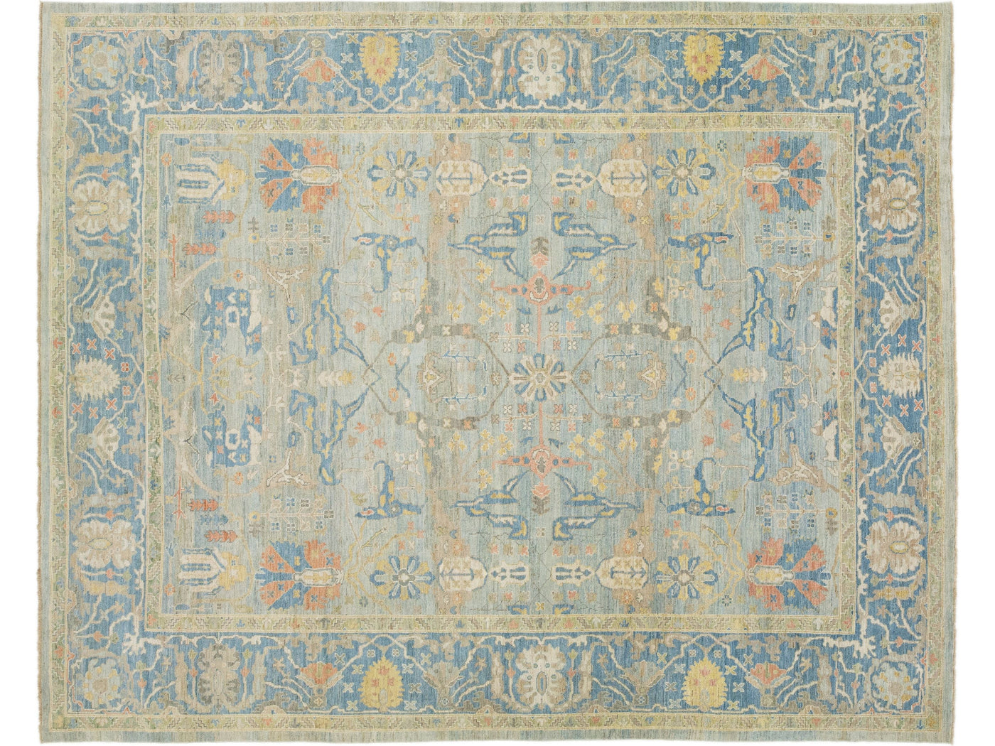 Modern Sultanabad Wool Rug 12 X 15