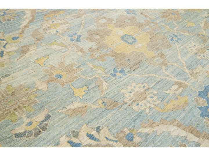 Modern Sultanabad Wool Rug 12 X 16
