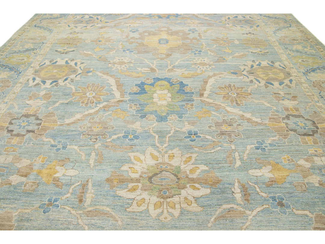 Modern Sultanabad Wool Rug 12 X 16