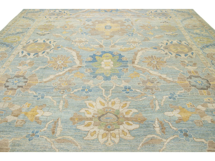 Modern Sultanabad Wool Rug 12 X 16