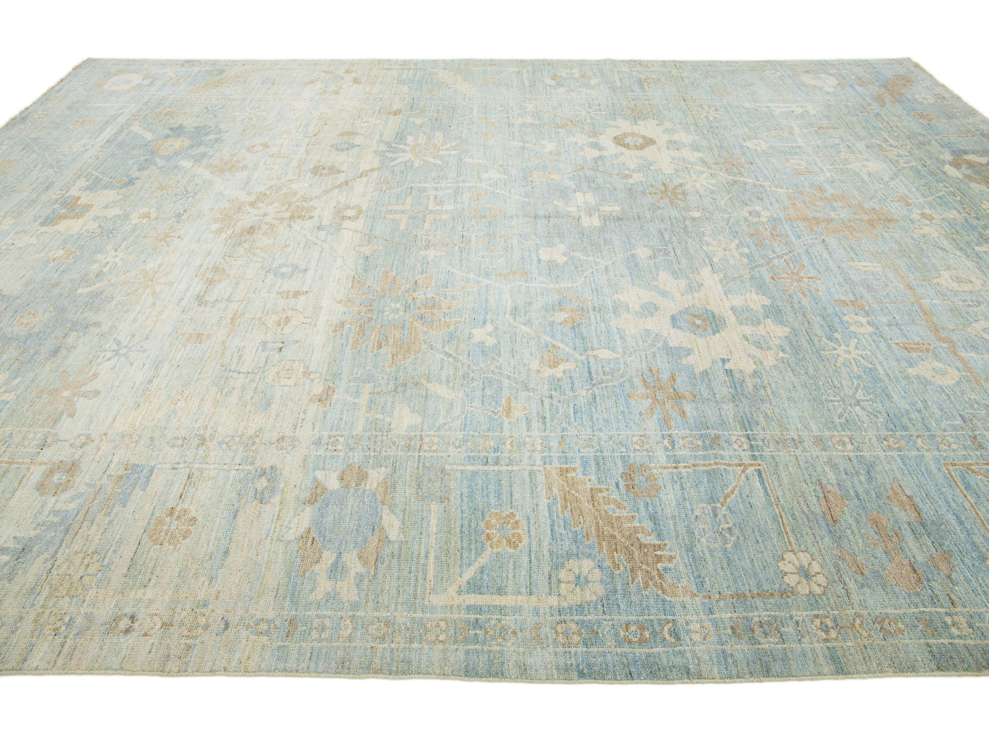 Modern Sultanabad Wool Rug 10 X 14