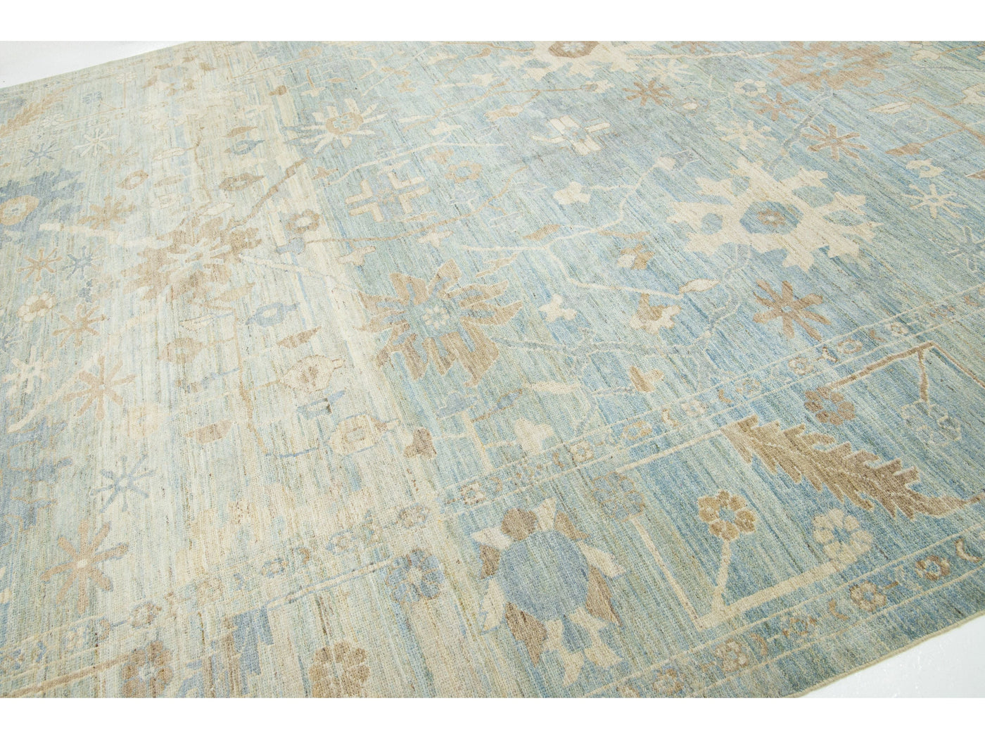 Modern Sultanabad Wool Rug 10 X 14