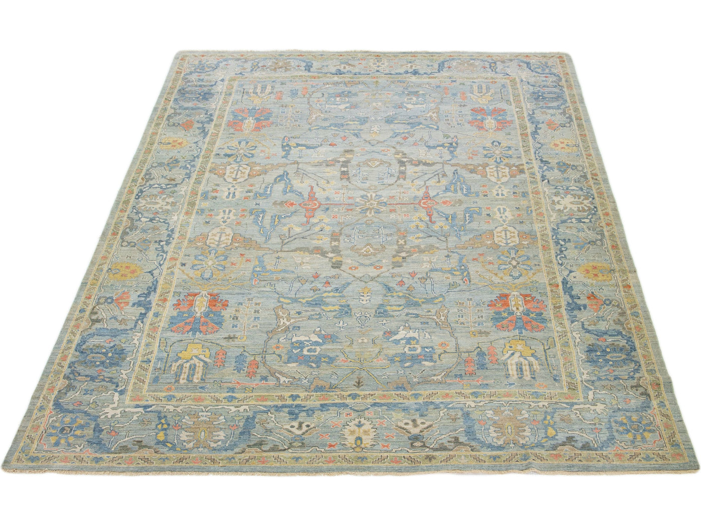 Modern Sultanabad Wool Rug 12 X 15