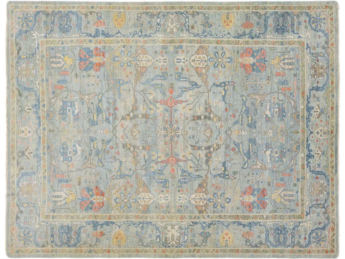 Modern Sultanabad Wool Rug 12 X 15