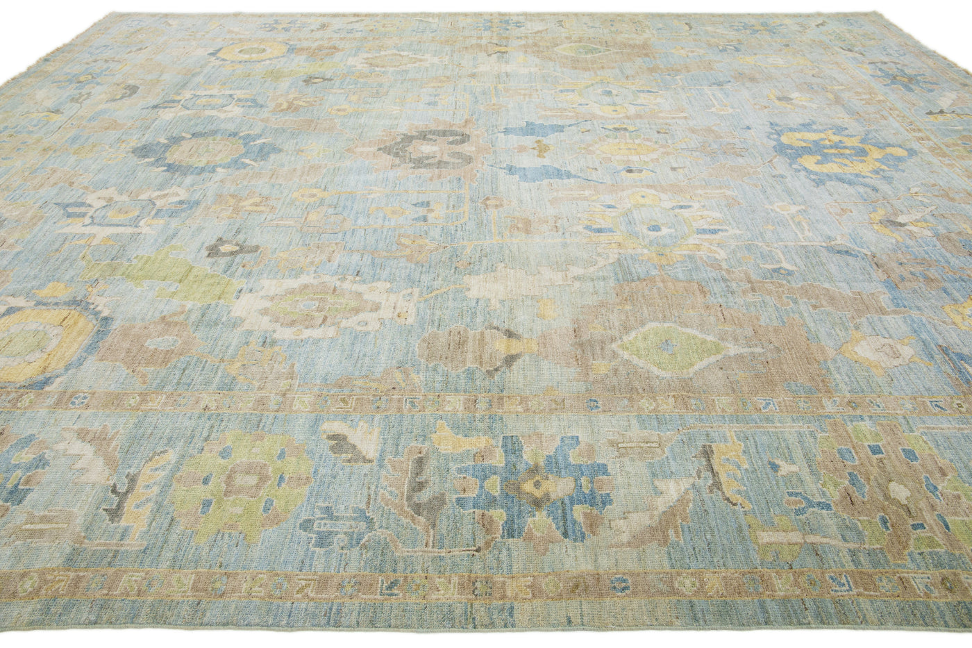 Modern Sultanabad Wool Rug 13 X 16