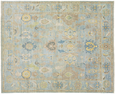 Modern Sultanabad Wool Rug 13 X 16