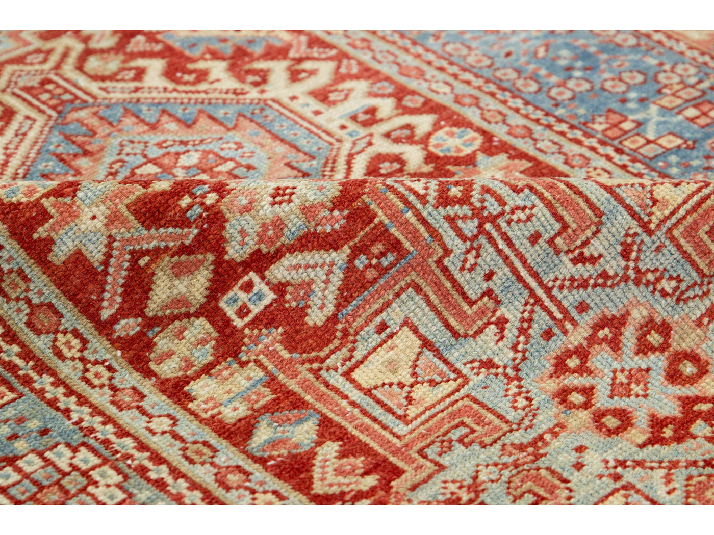 Antique Heriz Wool Runner 3 X 11