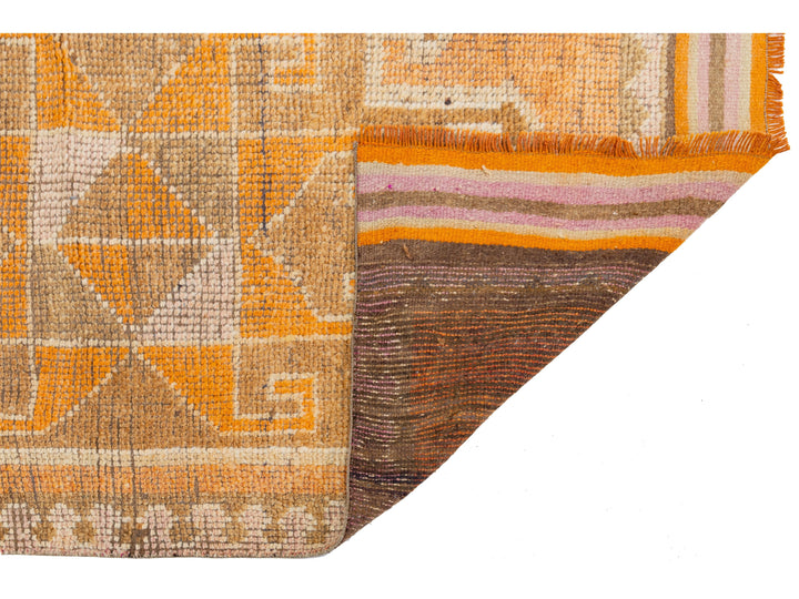 Vintage Turkish Wool Runner Rug 3 X 11