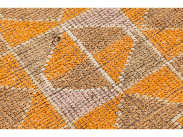 Vintage Turkish Wool Runner Rug 3 X 11