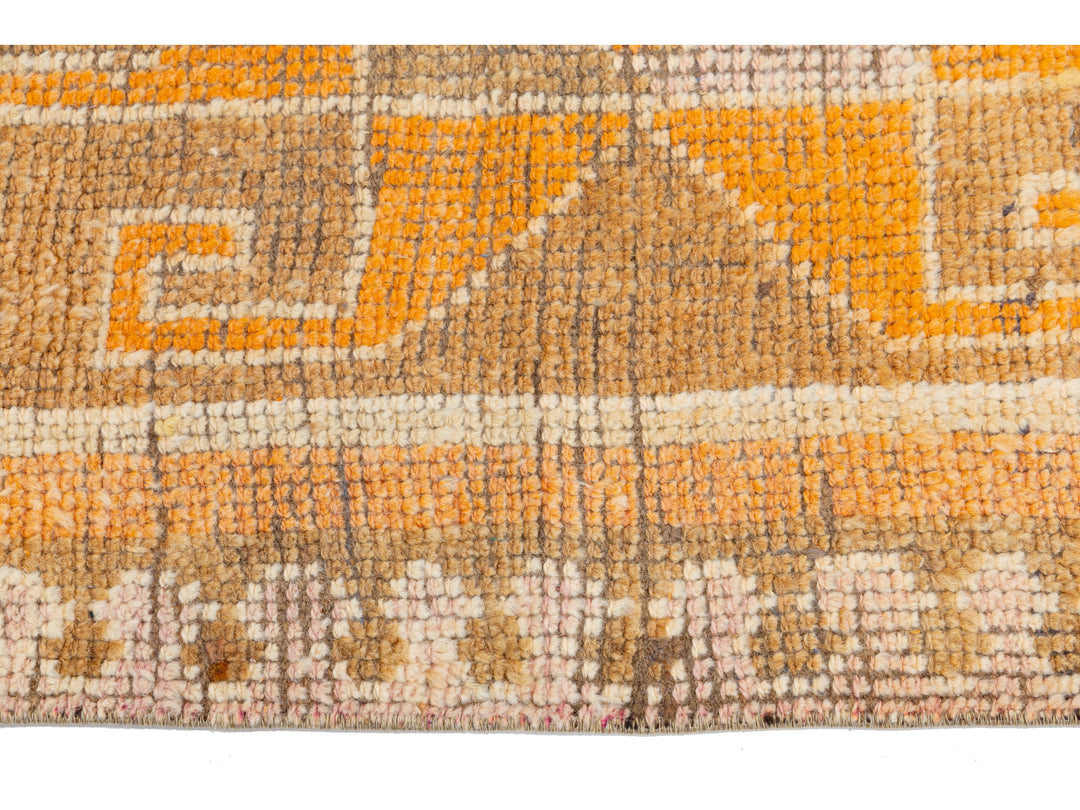 Vintage Turkish Wool Runner Rug 3 X 11