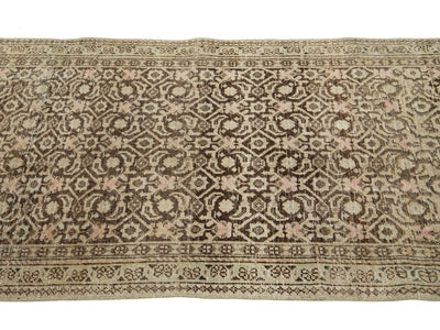 Antique Malayer Wool Runner 3 X 13